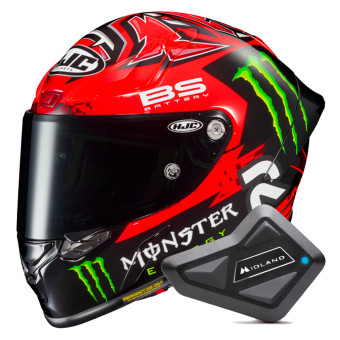 Integral HJC RPHA1 Fabio Quartararo Replica + Kit Bluetooth BT Mini