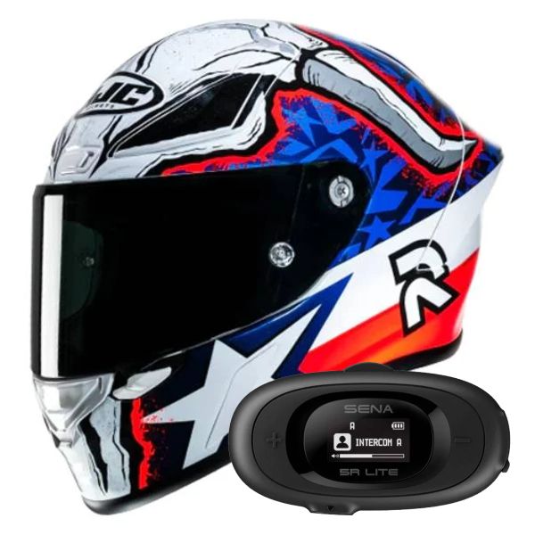 Integral HJC RPHA1 Garrett Gerloff Replica + Kit bluetooth 5R Lite