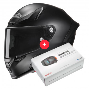 Integral HJC RPHA1 Matte Black + Kit Bluetooth SMH5