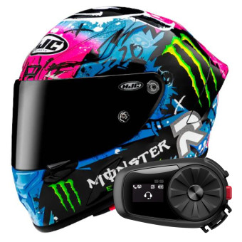 Integral HJC RPHA1 Quartararo Le Mans SP 2024 + Kit Bluetooth 5S Solo