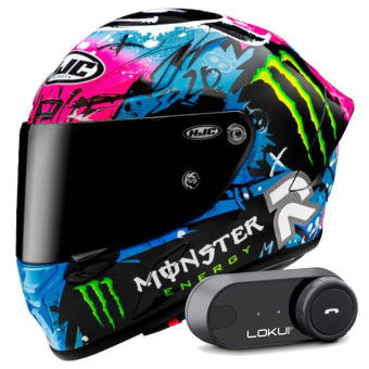 Integral HJC RPHA1 Quartararo Le Mans SP 2024 + Kit Bluetooth Lokui K30