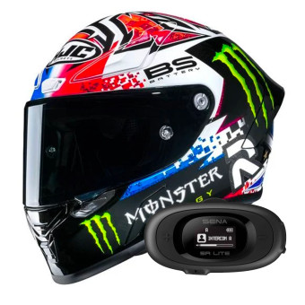 Integral HJC RPHA1 Quartararo Le Mans SP + Kit bluetooth 5R Lite Solo