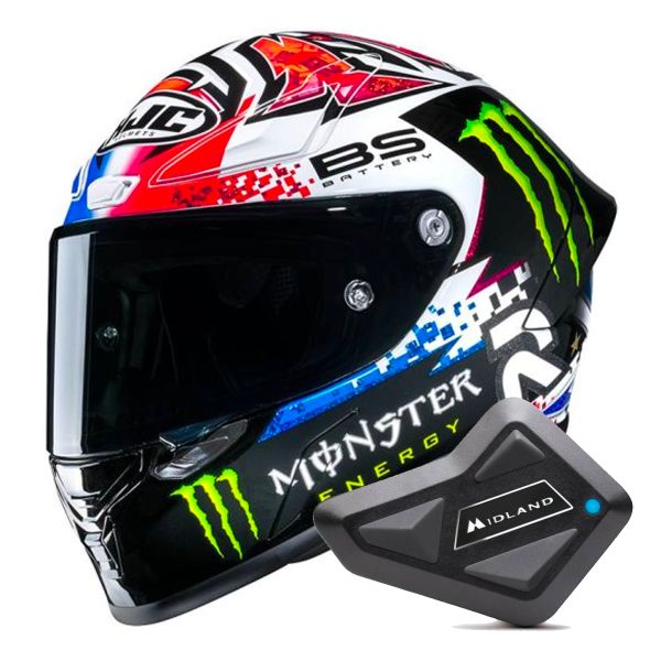 Integral HJC RPHA1 Quartararo Le Mans SP + Kit Bluetooth BT Mini Integral HJC RPHA1 Quartararo Le Mans SP + Kit Bluetooth BT Mini