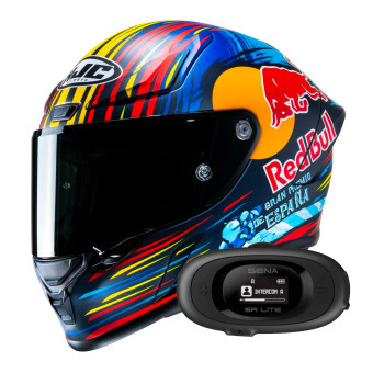 Integral HJC RPHA1 Red Bull Jerez GP + Kit bluetooth 5R Lite Solo
