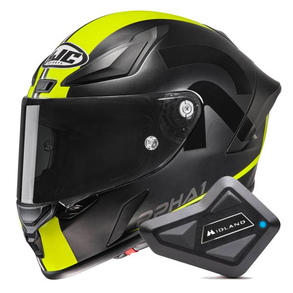 Integral HJC RPHA1 Senin MC3HSF + Kit Bluetooth BT Mini