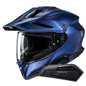 Integral HJC RPHA60 Semi Flat Metallic Blue + Kit Bluetooth Smart 11B