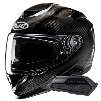 Integral HJC RPHA71 Carbon Black + Kit Bluetooth Smart 21B