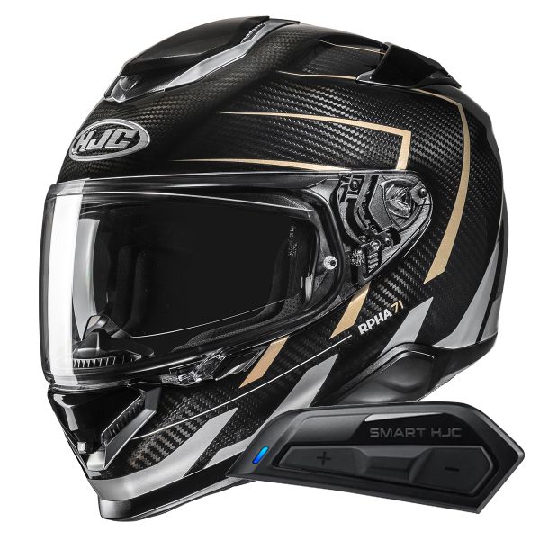 Integral HJC RPHA71 Carbon Cano MC9 + Kit Bluetooth Smart 11B