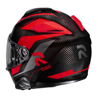 HJC RPHA71 Carbon Hamil MC1 + Kit Bluetooth Smart 11B