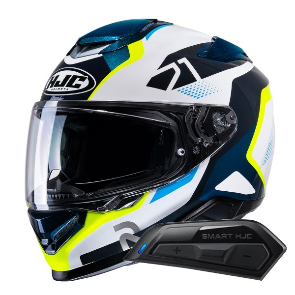 Integral HJC RPHA71 Hapel MC3H + Kit Bluetooth Smart 11B