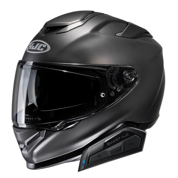 Integral HJC RPHA71 Semi Flat Anthracite + Kit Bluetooth Smart 21B