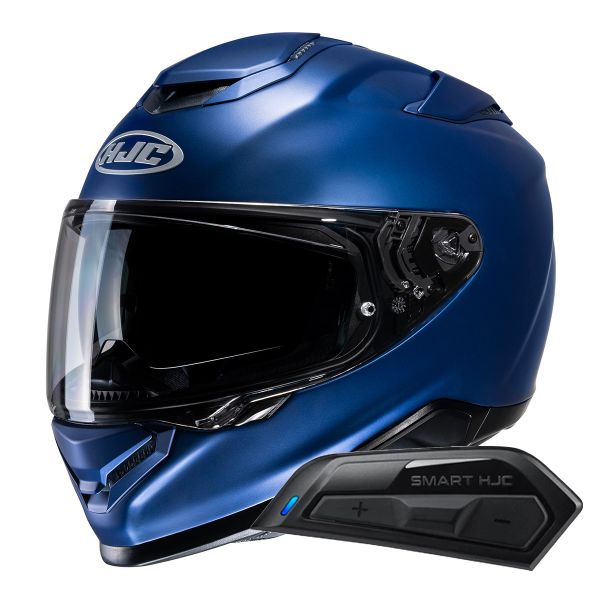 Integral HJC RPHA71 Semi Flat Metallic Blue + Kit Bluetooth Smart 11B