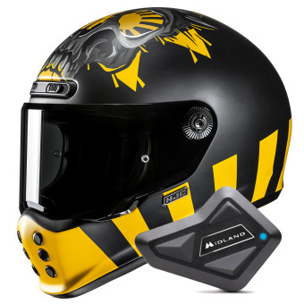 Casque Integral HJC V10 Crania MC3SF + Kit Bluetooth BT Mini Casque Integral HJC V10 Crania MC3SF + Kit Bluetooth BT Mini