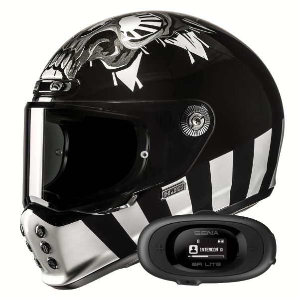 Integral HJC V10 Crania MC5 + Kit bluetooth 5R Lite