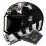 Casque Integral HJC V10 Crania MC5 + Kit Bluetooth BT Mini
