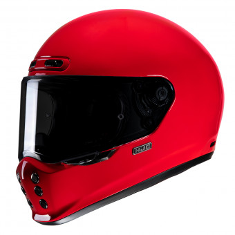 HJC V10 Deep Red + Kit Bluetooth Lokui K30