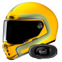 Casque Integral HJC V10 Foni MC3+ Kit bluetooth 5R Lite Solo