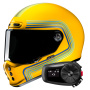 Casque Integral HJC V10 Foni MC3 + Kit Bluetooth 5S Solo