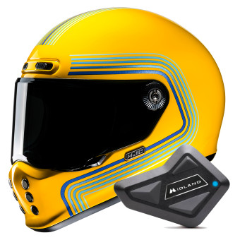 Integral HJC V10 Foni MC3 + Kit Bluetooth BT Mini