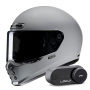 Casque Integral HJC V10 N. Grey + Kit Bluetooth Lokui K30