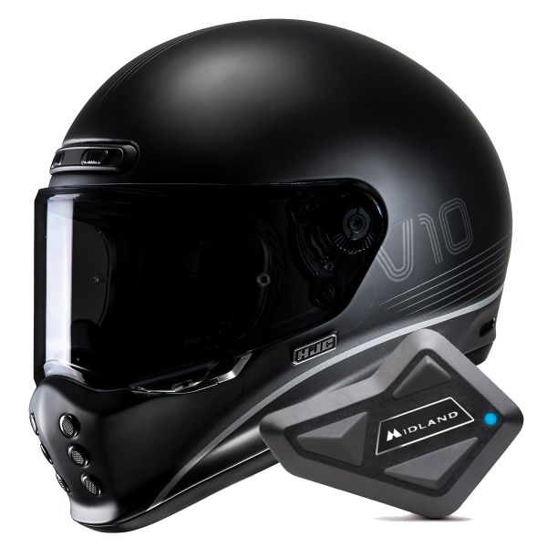 Integral HJC V10 Tami MC5SF + Kit Bluetooth BT Mini