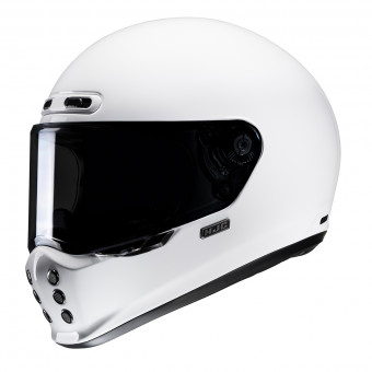 HJC V10 White + Kit Bluetooth BT Mini