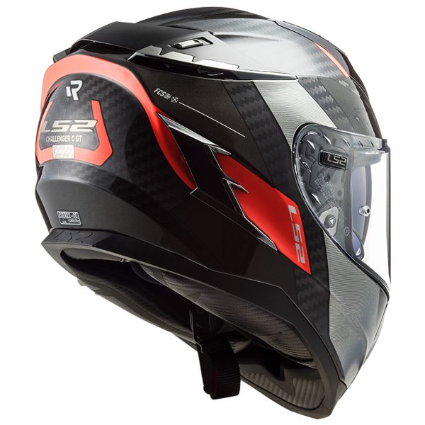 LS2 Challenger C Alloy Chrome Orange FF327