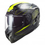 Casque Integral LS2 Challenger C Fold Gloss H-V Yellow FF327
