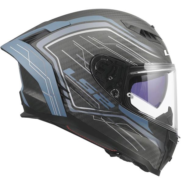 LS2 Dragon Subic White Bllue Petrol FF807