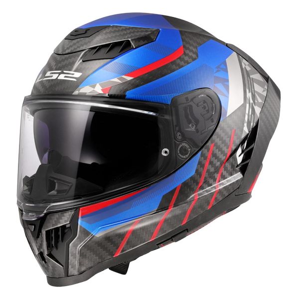 Integral LS2 Dragon Trax Azul Rojo FF807 Integral LS2 Dragon Trax Azul Rojo FF807