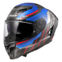 Casque Integral LS2 Dragon Trax Azul Rojo FF807