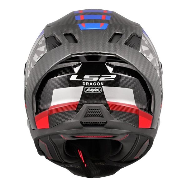 LS2 Dragon Trax Azul Rojo FF807