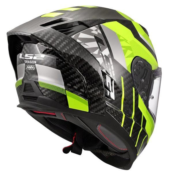 LS2 Dragon Trax Hi-Vis Amarillo FF807