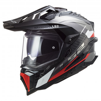 Casque Integral LS2 Explorer C Frontier Titanium Red MX701 Casque Integral LS2 Explorer C Frontier Titanium Red MX701