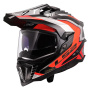 Casque Integral LS2 Explorer Carbon Frontier II Naranja MX701