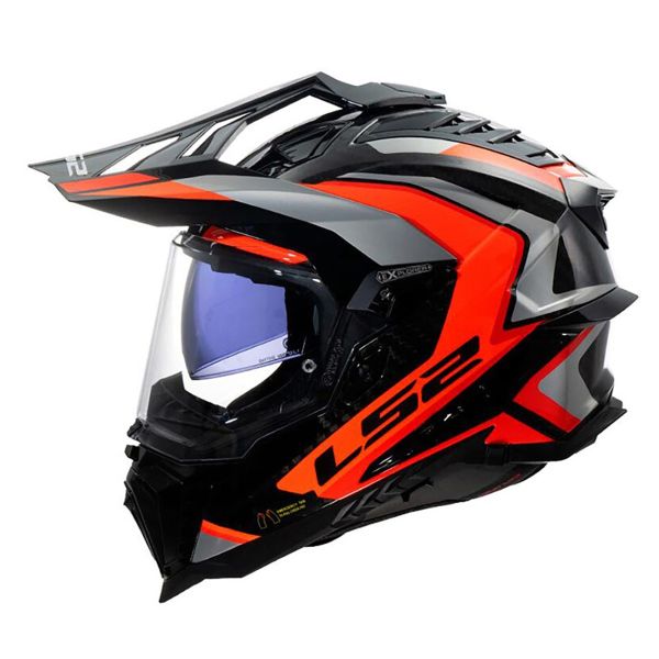LS2 Explorer Carbon Frontier II Naranja MX701