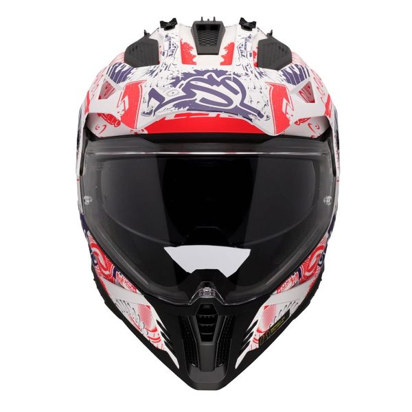 LS2 Pioneer II Fantasía Blanco Rojo Azul MX702