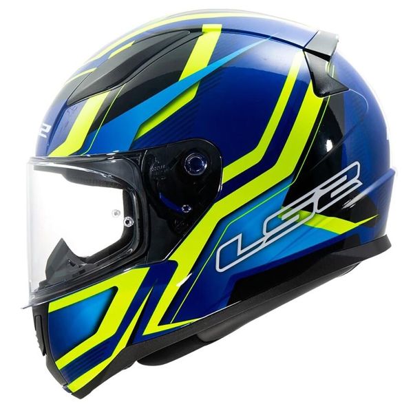 LS2 Rapid II Flitz H-Vis Amarillo Azul FF353
