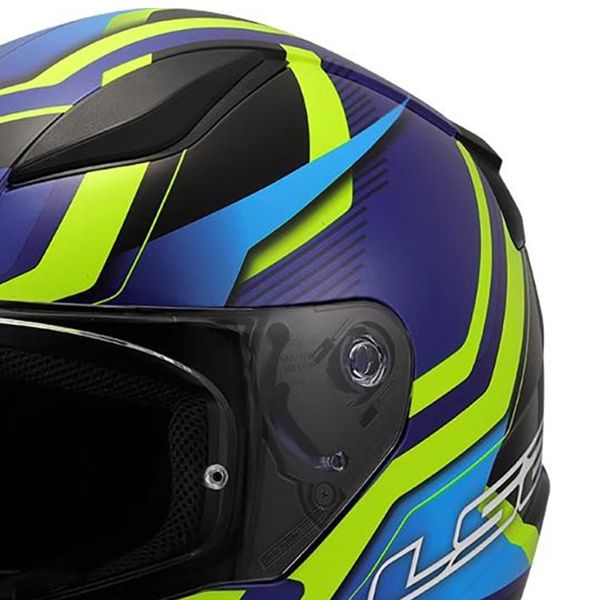 LS2 Rapid II Flitz H-Vis Amarillo Azul FF353