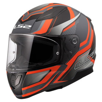 Integral LS2 Rapid II Flitz Naranja Gris FF353