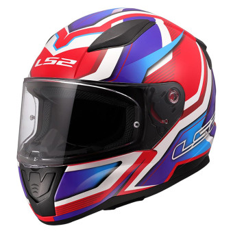 Integral LS2 Rapid II Flitz Blanco Azul Rojo FF353