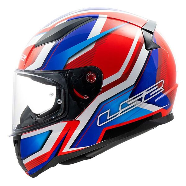 LS2 Rapid II Flitz Blanco Azul Rojo FF353