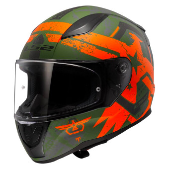 LS2 Rapid II Thunderbirds Matt Orange FF353 + Kit bluetooth 5R Lite Solo