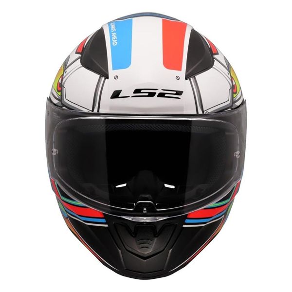 LS2 Rapid II Xdron Blanco Naranja Neón FF353