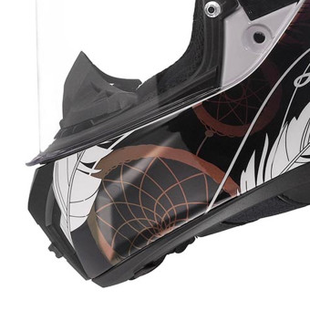 LS2 Rapid III Boho White Black Pink FF820