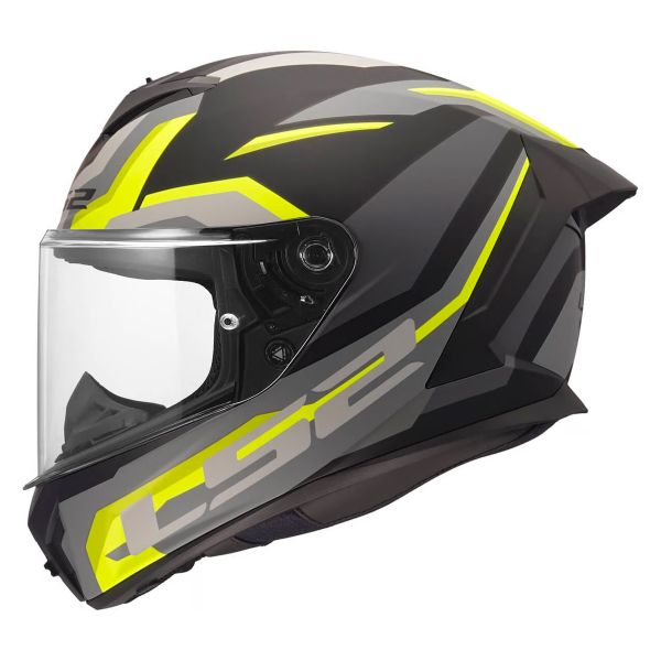 LS2 Rapid III Hyper Black H-V Yellow FF820