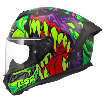 Casque Integral LS2 Rapid III Lycant Purple Green FF820 Casque Integral LS2 Rapid III Lycant Purple Green FF820