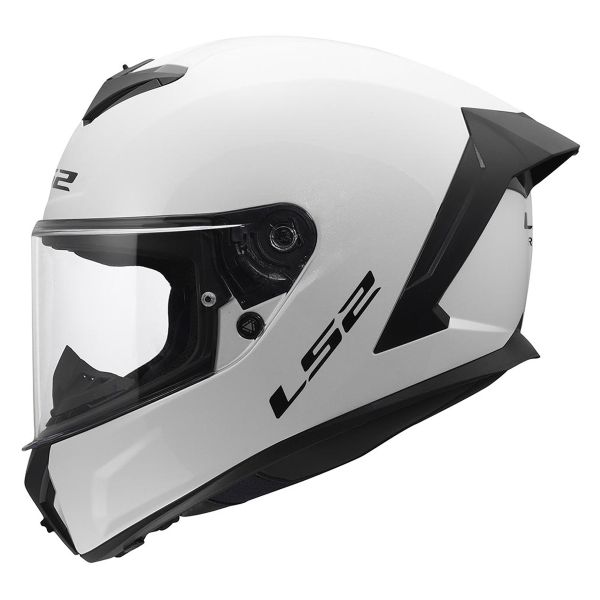 LS2 Rapid III Solid Gloss White FF820