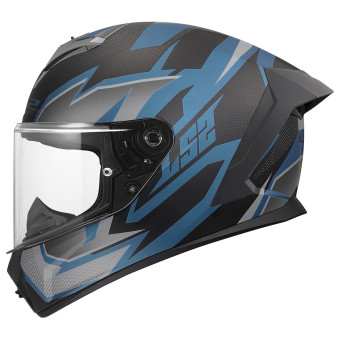 Casque Integral LS2 Rapid III Xtrem Black Blue Petrol FF820