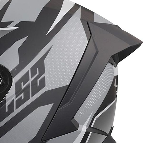 LS2 Rapid III Xtrem Black Grey FF820